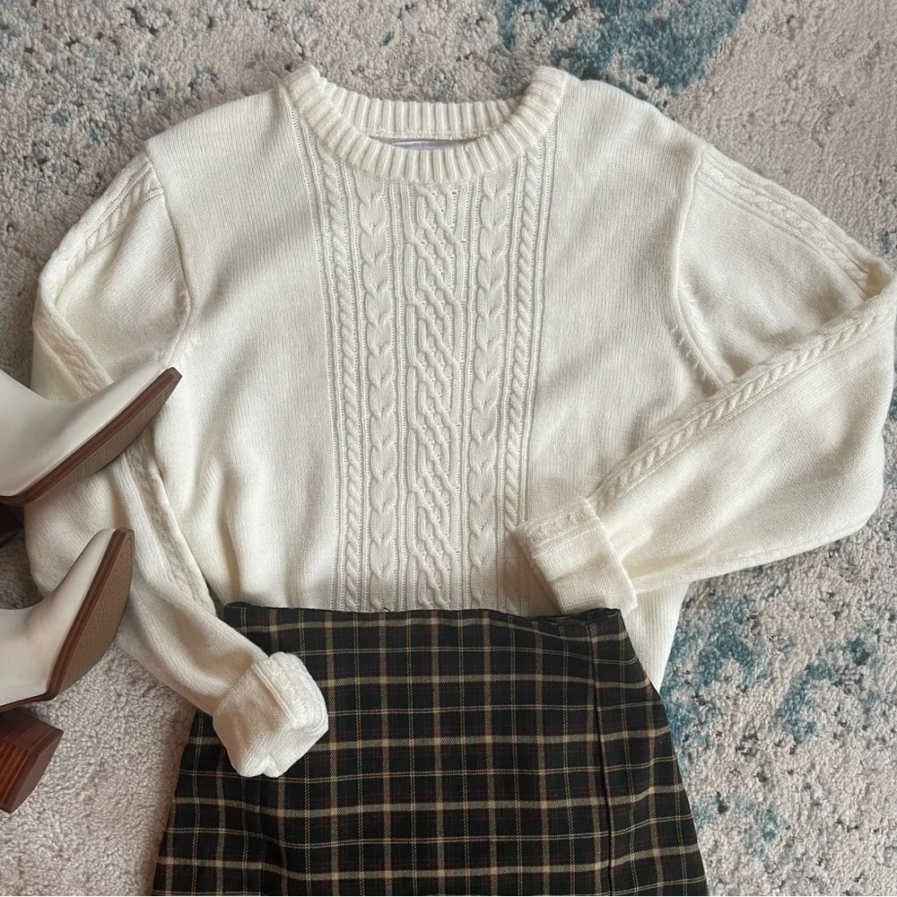 Beautiful vintage Blair off-white knitted sweater - Picture 2 of 12